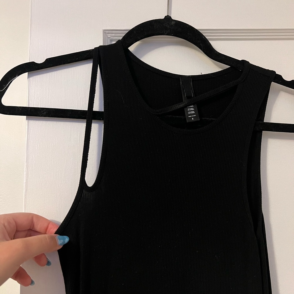 Skims ribbed cutout dress